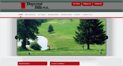 Desktop Screenshot of dogwoodhillsgolfcourse.com